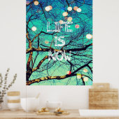 Het leven is nu Poster (Keuken)
