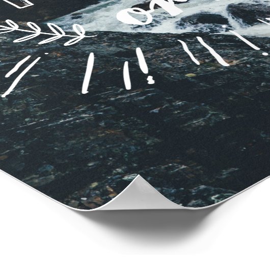 Het leven is of een gewaagd avontuur of niets poster (Hoek)