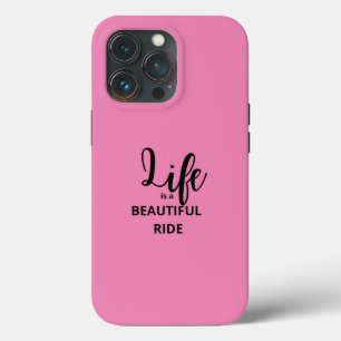 Het leven is prachtig iPhone 13 pro hoesje