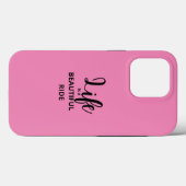 Het leven is prachtig Case-Mate iPhone case (Achterkant (horizontaal))