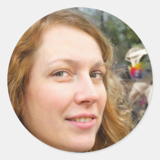 Het leven is prachtig ronde sticker