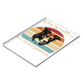 Het leven is ruf...Maar ik ben nog steeds positief Notitieboek (Linkerzijde)