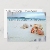 Het leven is slechts een strand briefkaart (Voorkant / Achterkant)