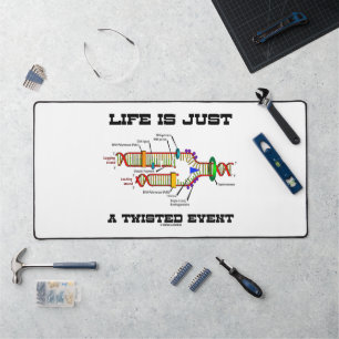 Het leven is slechts een Twisted Event DNA Replica Bureaumat