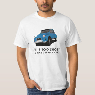 Het leven is te kort - Citroën 2CV T-shirt