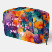 Het leven is te kort - Fractal Solar Drift Toileta Toilettasje (Rechterhoek)