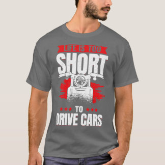 Het leven is te kort om een motorrijdersgeschenk t t-shirt