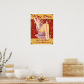 Het leven is te kort om goedkope wijn, Poster, te  Poster (Keuken)