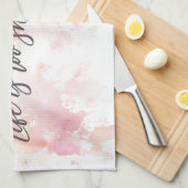 Het leven is te kort om te wachten theedoek (Quarter Fold)