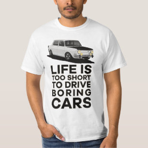 Het leven is te kort - Simca 1000 rogge T-shirt
