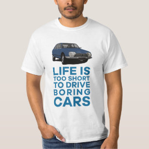 Het leven is te kort vervelend - GS in 9 kleuren T-shirt