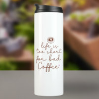 Het leven is te kort voor slechte koffie-offerte