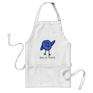 "Het leven is tweet" Apron Standaard Schort