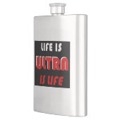 Het leven is ultra, het leven is ultra flacon (Links)