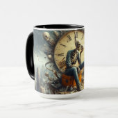 Het leven is vluchtig mok (Voorkant links)