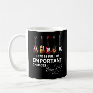 Het leven is vol belangrijke keuzes koffiemok