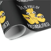 Het leven is vol met pastabilities grappig pun don cadeaupapier (Rol Hoek)