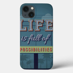 Het leven is vol mogelijkheden iPhone 13 hoesje