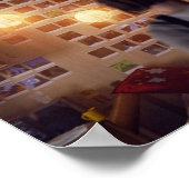 Het leven is vreemde foto's poster (Hoek)