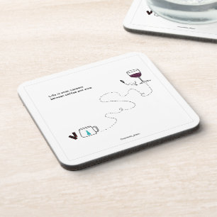 Het leven is wat er gebeurt met Onderzetters