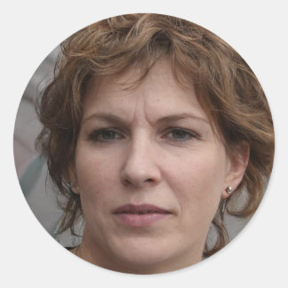 Het leven is wat je maakt ronde sticker