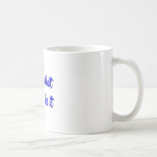 Het leven is wat je maakt tot Typografie Koffiemok