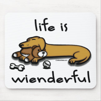 Het leven is Wienderful Mousepad Muismat