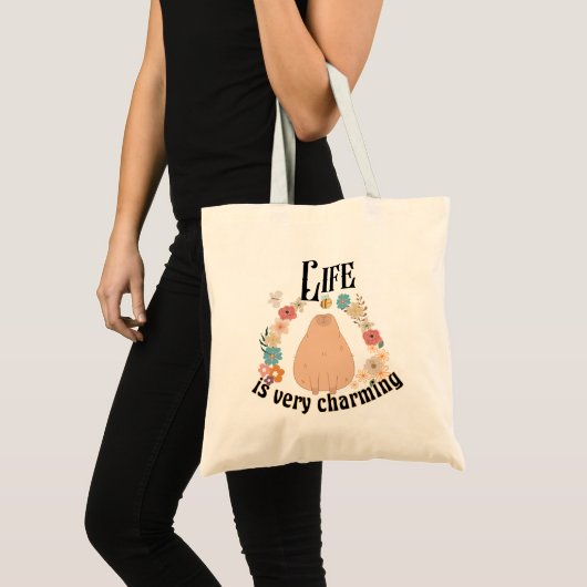 Het leven is zeer Charmant.w Tote Bag (Voorkant (product))