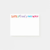 Het leven is zo goed. post-it® notes (Voorkant)