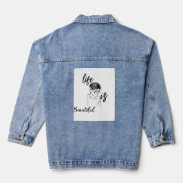 Het leven is zo mooi denim jacket