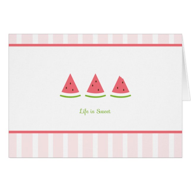 Het leven is zoet (Voorkant Horizontaal)