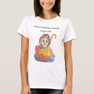 Het leven kent geen beperkingen, behalve die je ze t-shirt