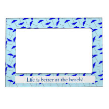Het leven met blauwe strandparaplu's is beter op h