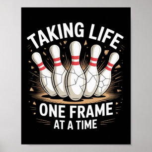 Het leven nemen van een Lijst per keer bowlen plez Poster