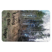 Het leven op de rand Flexibele Foto Magnet Magneet (Horizontaal)