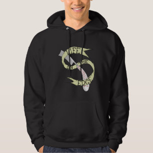 Het leven op de rand van de Barbering Razor Hoodie