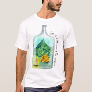 Het leven rond de kampvuur is beter t-shirt