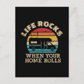 Het leven steekt wanneer uw huis RV rolt Briefkaart (Voorkant)