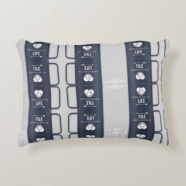 Het leven terug brengen accent kussen (Voorkant)