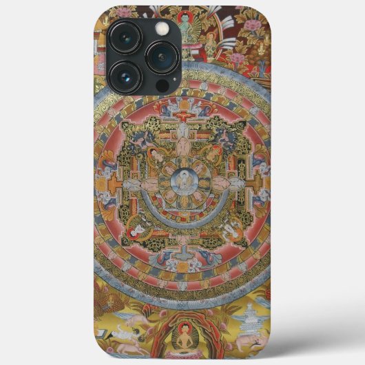 Het leven van Boeddha Mandala Case-Mate iPhone Case (Achterkant)