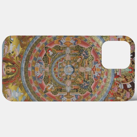 Het leven van Boeddha Mandala Case-Mate iPhone Case (Achterkant (horizontaal))