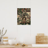 Het leven van Boeddha Sakymuni Poster (Keuken)