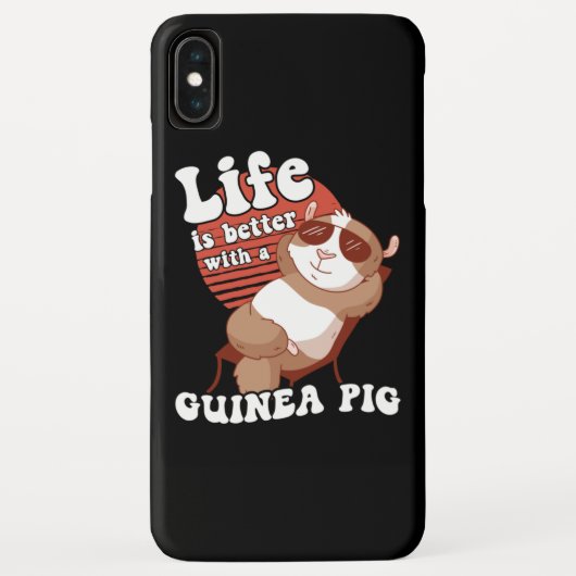 Het leven van cavia's is beter Case-Mate iPhone case (Achterkant)