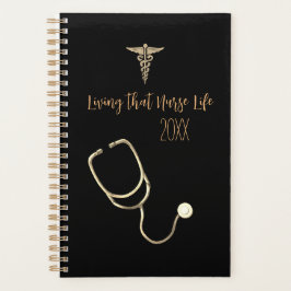 Het leven van dat Nurse Life Elegant Hand Lettered Planner