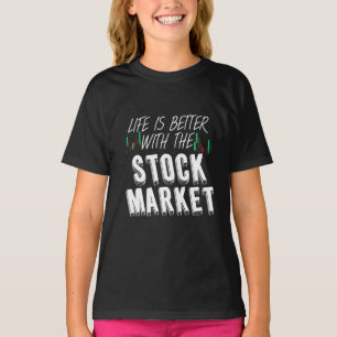 Het leven van de beleggers is beter met de aandele t-shirt