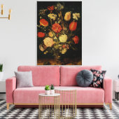 Het leven van de bloemen canvas afdruk (Insitu (Woonkamer))