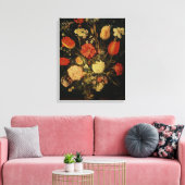 Het leven van de bloemen canvas afdruk (Insitu (Woonkamer))