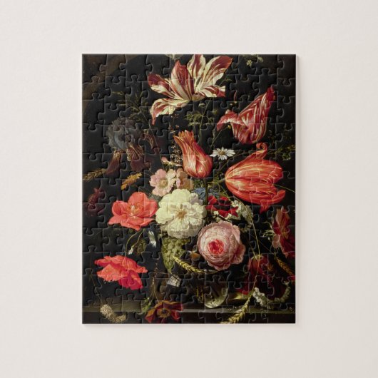 Het leven van de Bloemen op een Ledge Legpuzzel (Verticaal)