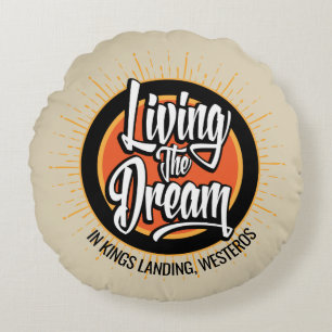 Het leven van de Dream Round Pillow Rond Kussen