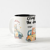 Het leven van de droom: Chubby Cat Mok (Voorkant links)